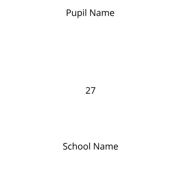 Leavers Hoodie 2027 - Personalised Template (TEST) Thumbnail